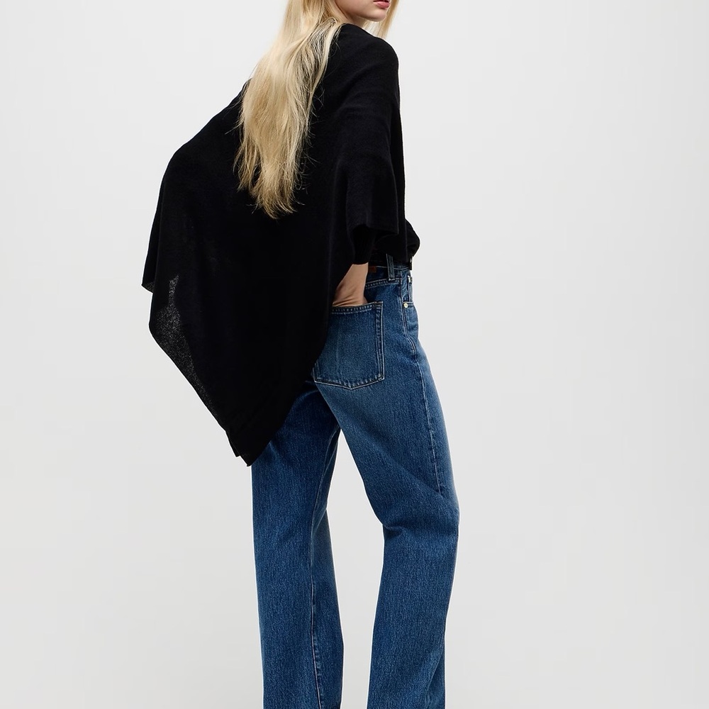 J.Crew Cashmere-wool blend poncho